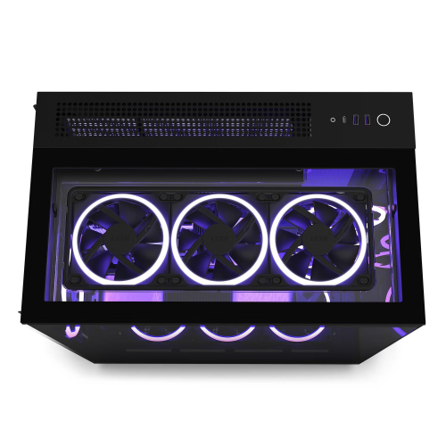 NZXT H Series H9 Elite Edition CM-H91EB-01 Temperli Cam Siyah Mid Tower Gaming (Oyuncu) Kasa