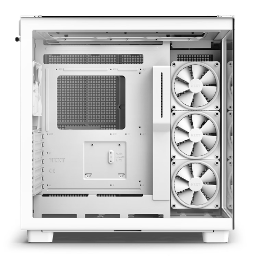 NZXT H Series H9 Elite CM-H91EW-01 Temperli Cam Beyaz Mid Tower Gaming (Oyuncu) Kasa