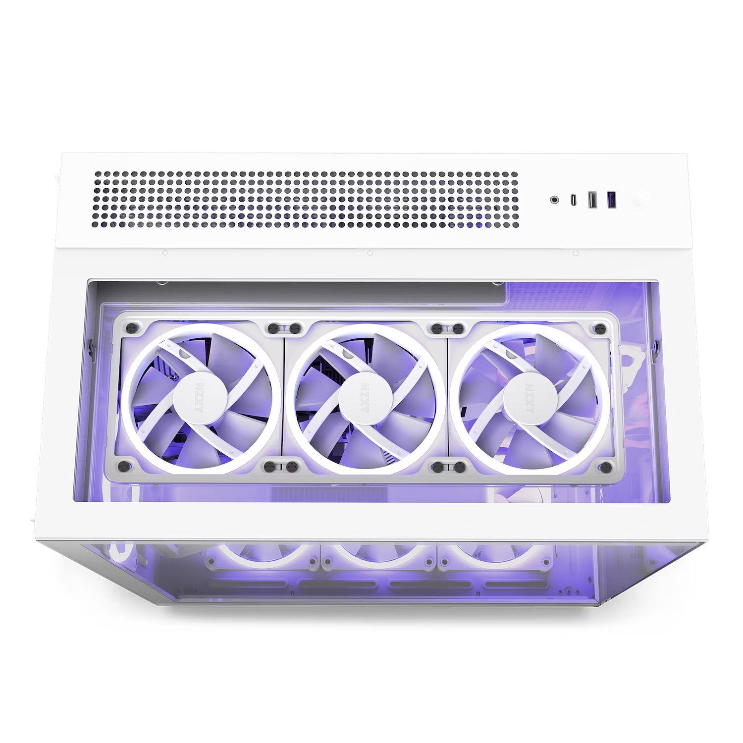 NZXT H Series H9 Elite CM-H91EW-01 Temperli Cam Beyaz Mid Tower Gaming (Oyuncu) Kasa