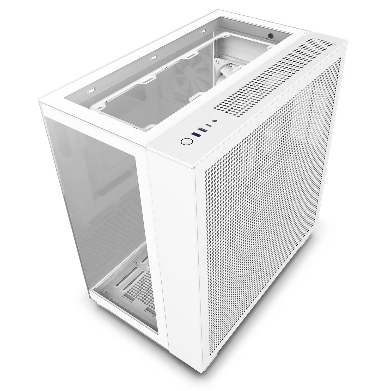 NZXT H Series H9 Elite CM-H91EW-01 Temperli Cam Beyaz Mid Tower Gaming (Oyuncu) Kasa