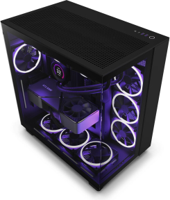 NZXT H Series H9 Flow CM-H91FB-01 Siyah ATX Mid Tower Gaming (Oyuncu) Kasa
