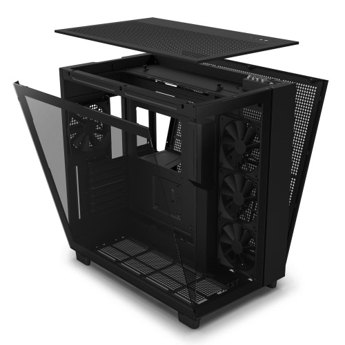 NZXT H Series H9 Flow CM-H91FB-01 Siyah ATX Mid Tower Gaming (Oyuncu) Kasa