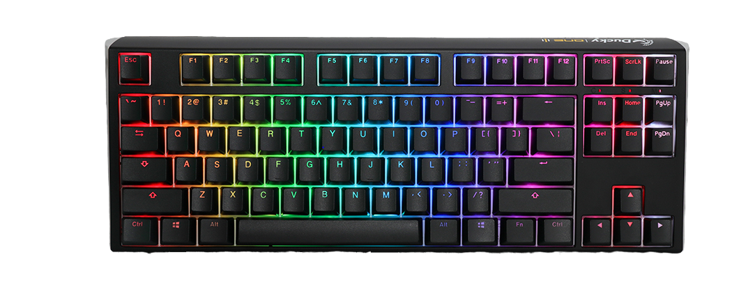 Ducky One 3 TKL Mekanik Blue Switch RGB TR Q Siyah Gaming (Oyuncu) Klavye