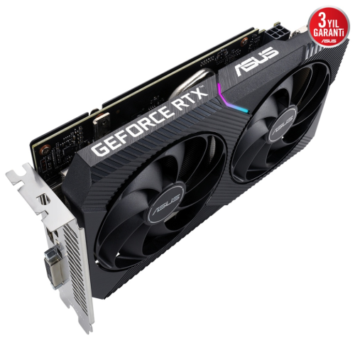 Asus Dual GeForce RTX 3050 OC V2 DUAL-RTX3050-O8G V2 8GB GDDR6 128Bit DX12 Gaming (Oyuncu) Ekran Kartı