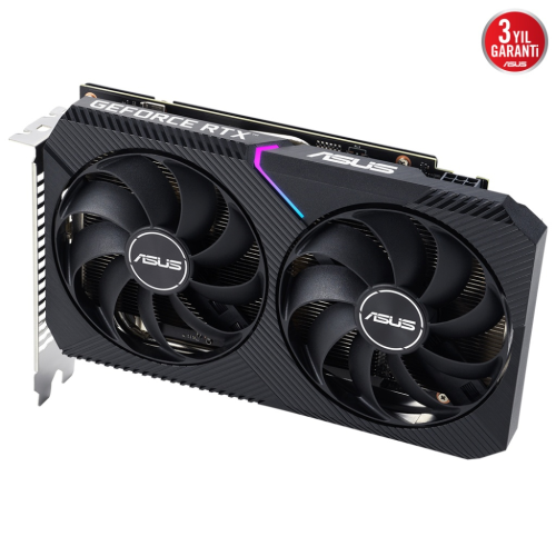 ASUS Dual GeForce RTX 3050 OC V2 DUAL-RTX3050-O8G V2 8GB GDDR6 128Bit DX12 Gaming (Oyuncu) Ekran Kartı