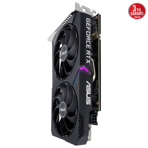 Asus Dual GeForce RTX 3050 OC V2 DUAL-RTX3050-O8G V2 8GB GDDR6 128Bit DX12 Gaming (Oyuncu) Ekran Kartı