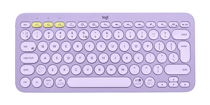 Logitech K380 Kompakt Kablosuz Bluetooth Türkçe Q Lila Klavye -920-011168