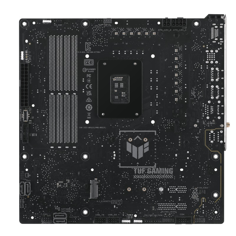 ASUS TUF Gaming B760M-BTF WIFI D4 Intel B760 Soket 1700 DDR4 5333(OC)MHz mATX Gaming (Oyuncu) Anakart