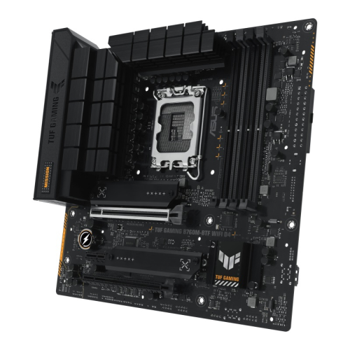 ASUS TUF Gaming B760M-BTF WIFI D4 Intel B760 Soket 1700 DDR4 5333(OC)MHz mATX Gaming (Oyuncu) Anakart