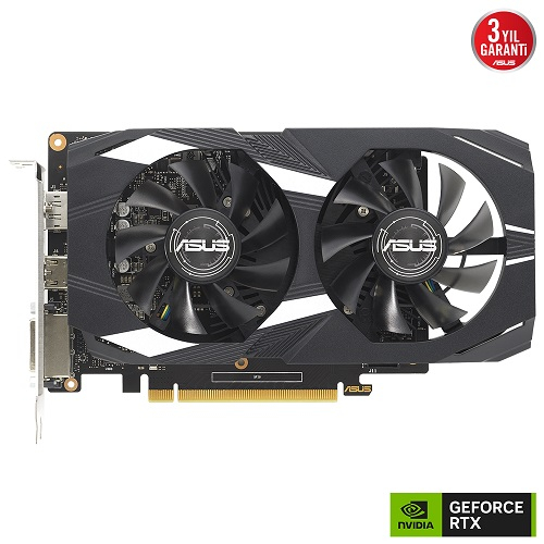 ASUS Dual GeForce GTX 1650 V2 DUAL-GTX1650-4GD6-P-V2 4GB GDDR6 128Bit DX12 Gaming (Oyuncu) Ekran Kartı