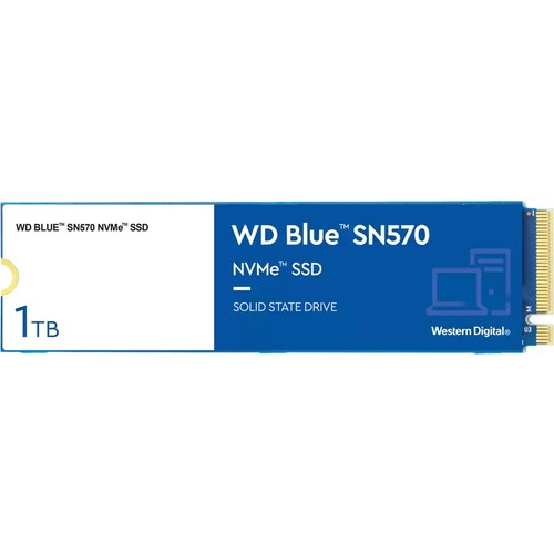 WD Blue SN570 WDS100T3B0C 1TB 3500/3000MB/s PCIe NVMe M.2 SSD Disk