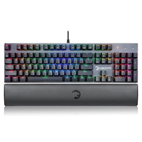 GamePower Ogre RGB Outemu Blue Switch İngilizce Q USB Mekanik Gaming Klavye