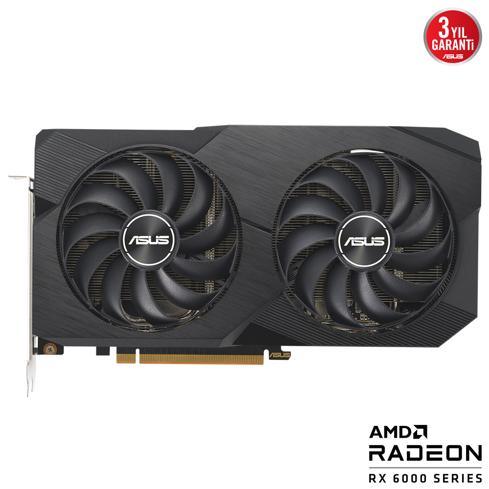 ASUS Dual Radeon RX 6600 DUAL-RX6600-8G-V2 8GB GDDR6 128Bit DX12 Gaming (Oyuncu) Ekran Kartı