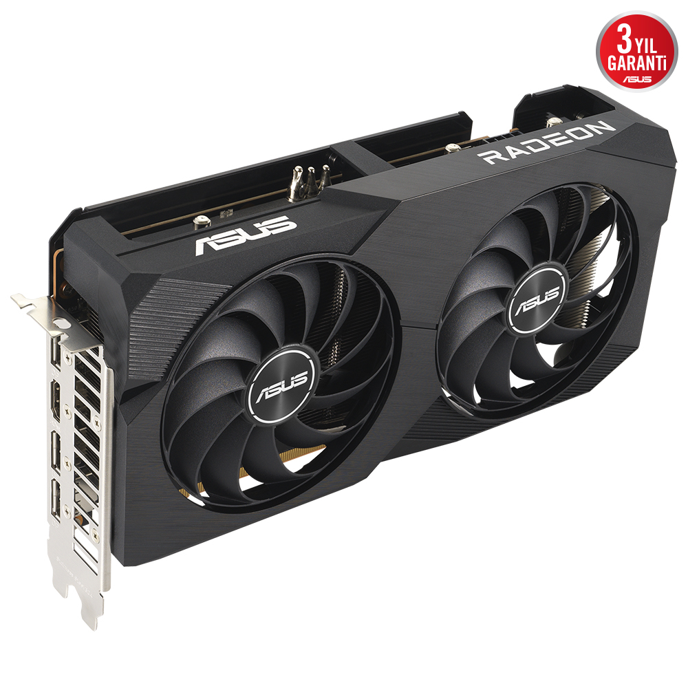 ASUS Dual Radeon RX 6600 DUAL-RX6600-8G-V2 8GB GDDR6 128Bit DX12 Gaming (Oyuncu) Ekran Kartı