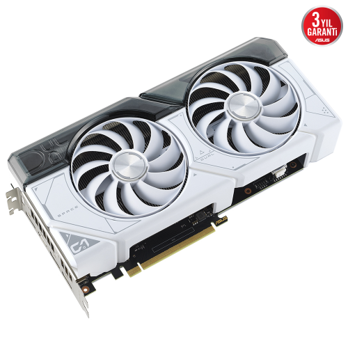 Asus Dual GeForce RTX 4070 DUAL-RTX4070-12G-WHITE GDDR6X 192Bit DX12 DLSS 3 Gaming (Oyuncu) Ekran Kartı