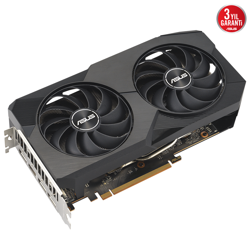ASUS Dual Radeon RX 6650 XT OC DUAL-RX6650XT-O8G-V2 8GB GDDR6 128Bit DX12 Gaming (Oyuncu) Ekran Kartı