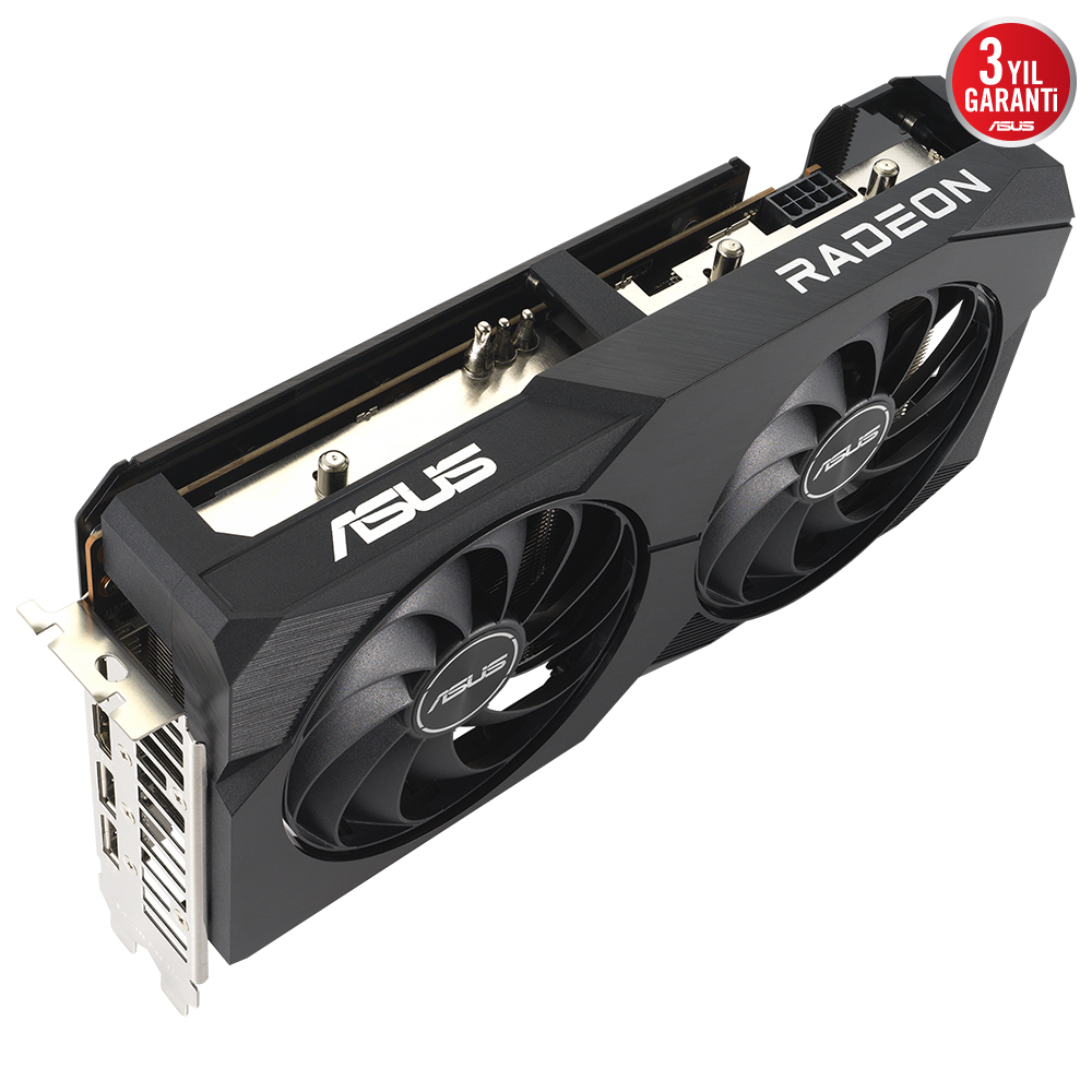 ASUS Dual Radeon RX 6650 XT OC DUAL-RX6650XT-O8G-V2 8GB GDDR6 128Bit DX12 Gaming (Oyuncu) Ekran Kartı