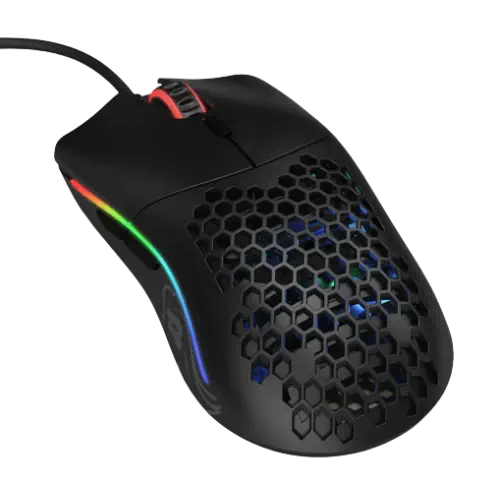 Glorious Model O Minus 12000 DPI 6 Tuş RGB Optik Mat Siyah Kablolu Gaming (Oyuncu) Mouse