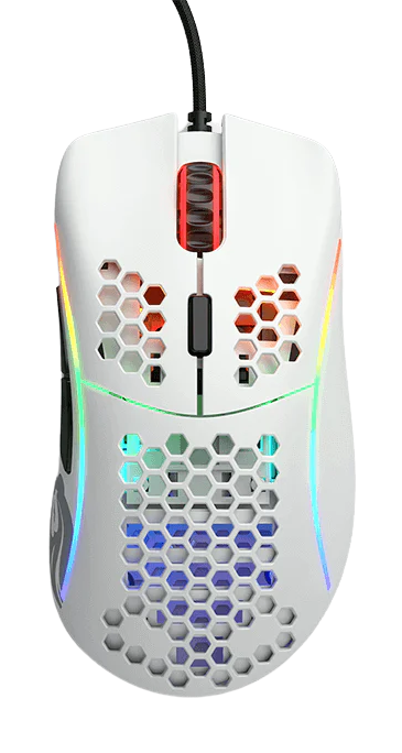 Glorious Model D GLO-MS-DM-MW Minus Kablolu Mat Beyaz Oyuncu Mouse