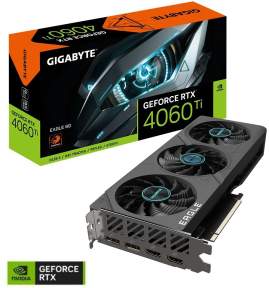 Gigabyte GeForce RTX 4060 Ti Eagle 8G GV-N406TEAGLE-8GD GDDR6 128Bit DX12 DLSS 3 Gaming (Oyuncu) Ekran Kartı