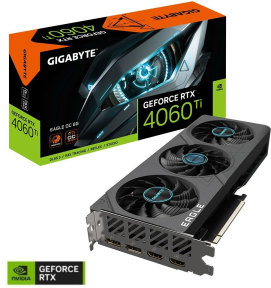 Gigabyte GeForce RTX 4060 Ti Eagle 8G OC GV-N406TEAGLE OC-8GD GDDR6 128Bit DX12 DLSS 3 Gaming (Oyuncu) Ekran Kartı