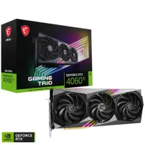 MSI GeForce RTX 4060 Ti GAMING TRIO 8G GDDR6 128Bit DX12 DLSS 3 Gaming (Oyuncu) Ekran Kartı