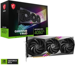 MSI GeForce RTX 4060 Ti GAMING TRIO 8G GDDR6 128Bit DX12 DLSS 3 Gaming (Oyuncu) Ekran Kartı