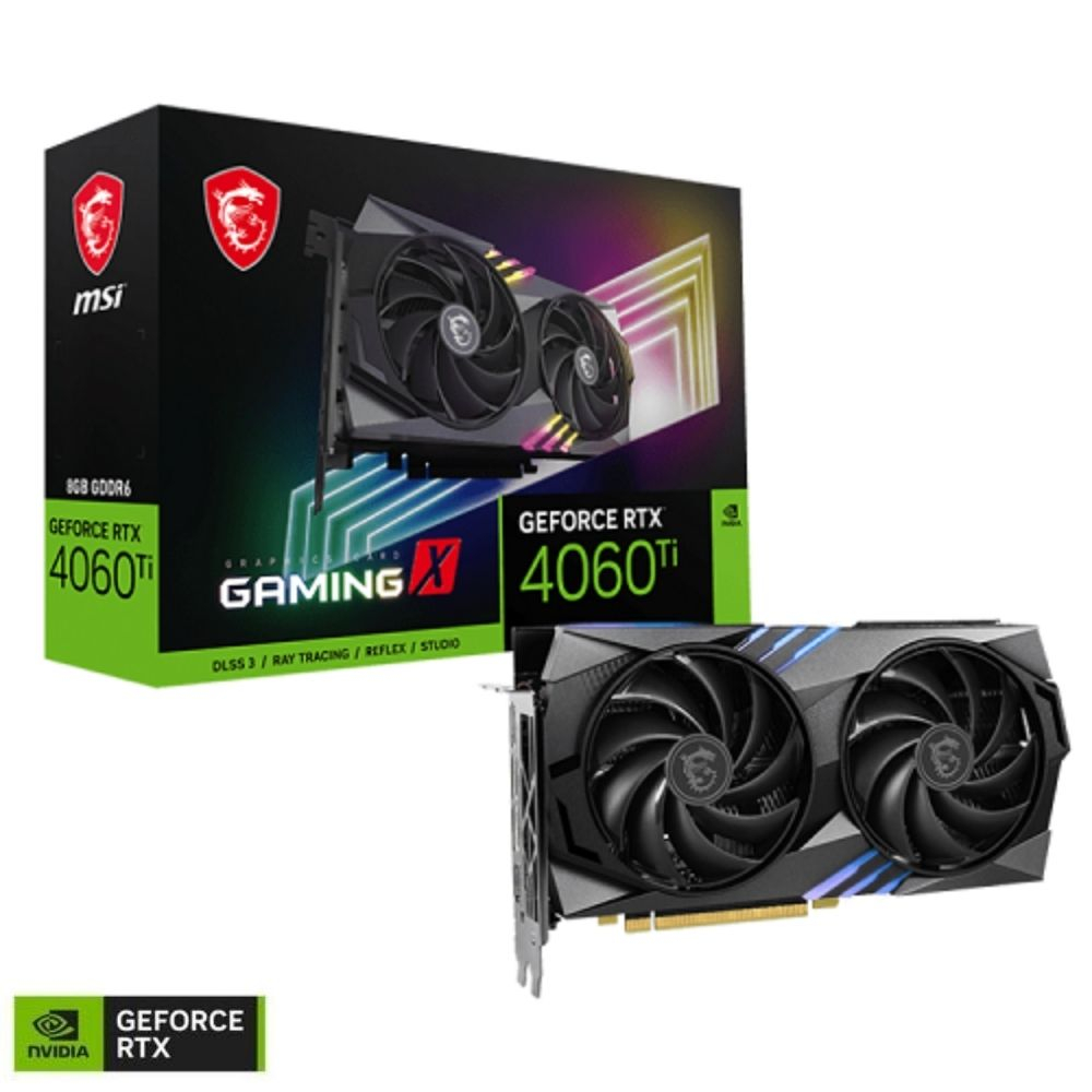 MSI GeForce RTX 4060 Ti GAMING X 8G GDDR6 128Bit DX12 DLSS 3 Gaming (Oyuncu) Ekran Kartı
