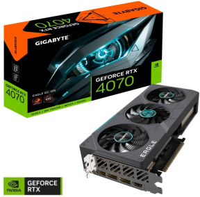 Gigabyte GeForce RTX 4070 Eagle OC GV-N4070EAGLE OC-12GD 12GB GDDR6X 192Bit DX12 DLSS 3 Gaming (Oyuncu) Ekran Kartı