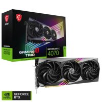 MSI GeForce RTX 4070 GAMING X TRIO 12G 12GB GDDR6X 192Bit DX12 DLSS 3 Gaming (Oyuncu) Ekran Kartı