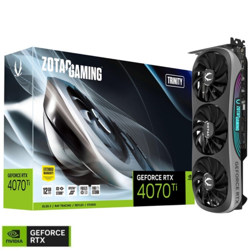 Zotac Gaming GeForce RTX 4070 Ti Trinity ZT-D40710D-10P 12GB GDDR6X 192Bit DX12 DLSS 3 Gaming (Oyuncu) Ekran Kartı