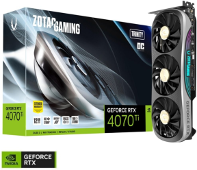 Zotac Gaming GeForce RTX 4070 Ti Trinity OC ZT-D40710J-10P 12GB GDDR6X 192Bit DX12 DLSS 3 Gaming (Oyuncu) Ekran Kartı