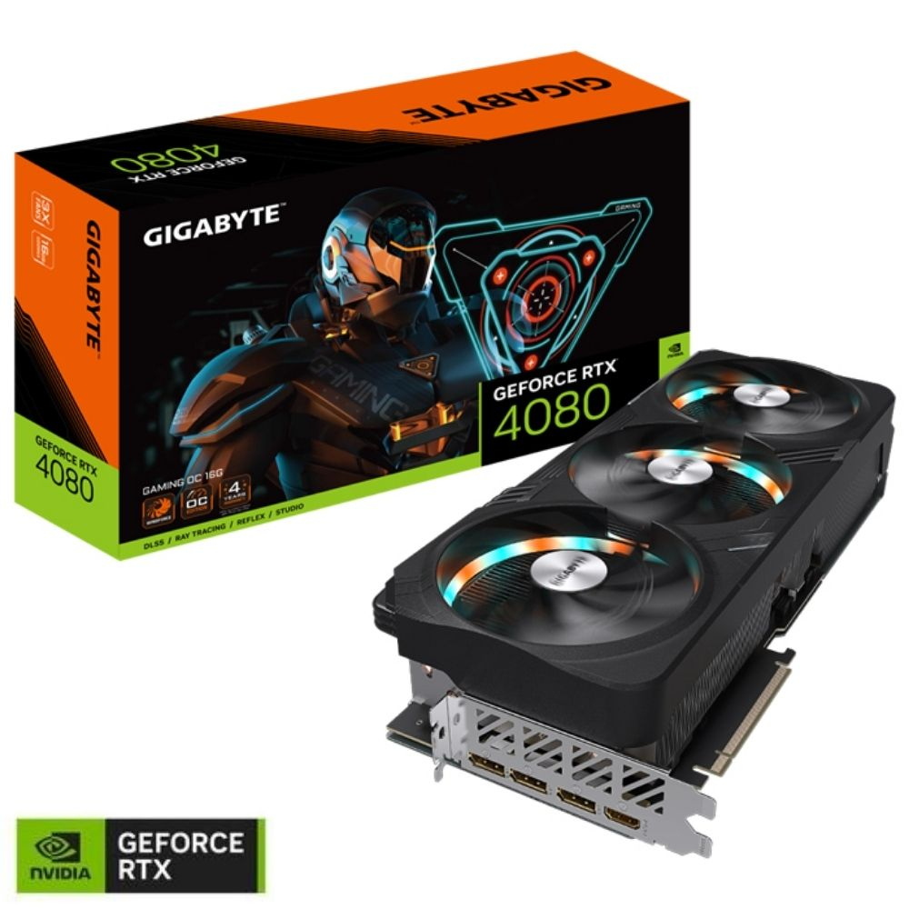 Gigabyte GeForce RTX 4080 16GB Gaming OC GV-N4080GAMING OC-16GD 16GB GDDR6X 256Bit DX12 DLSS 3 Gaming (Oyuncu) Ekran Kartı