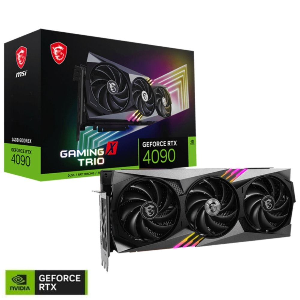 MSI GeForce RTX 4090 GAMING X TRIO 24G 24GB GDDR6X 384Bit DX12 DLSS 3 Gaming (Oyuncu) Ekran Kartı