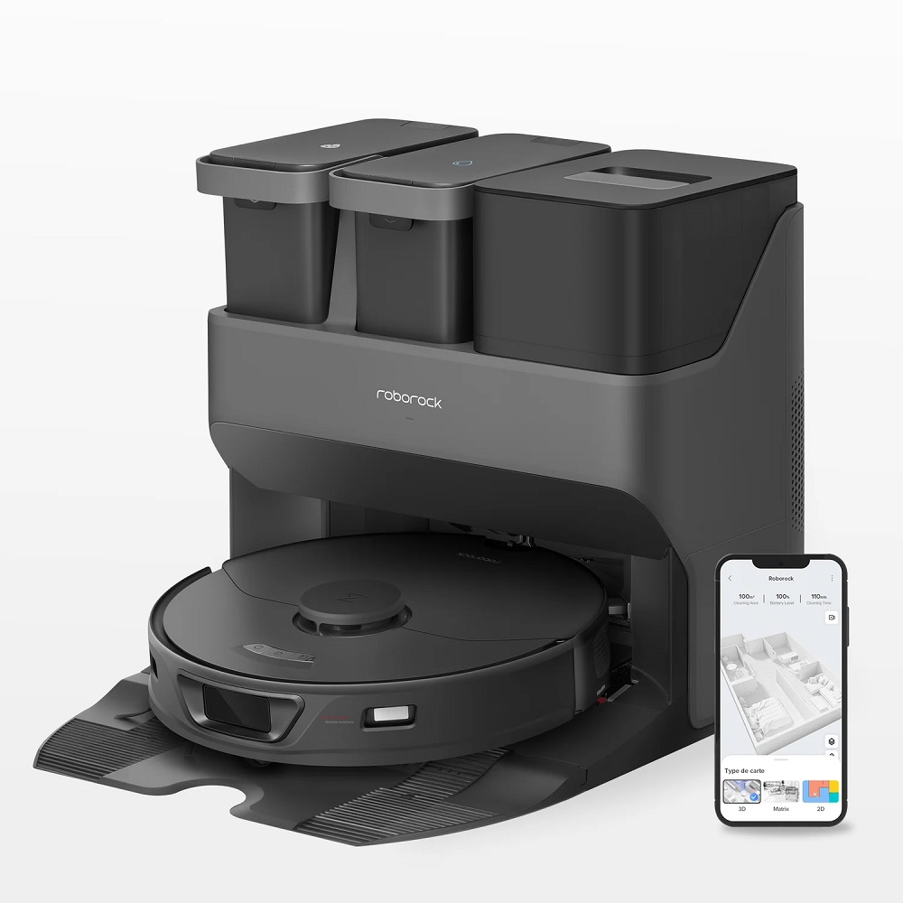 Roborock S7 Max Ultra Siyah İstasyonlu Robot Süpürge ve Sonic Paspas