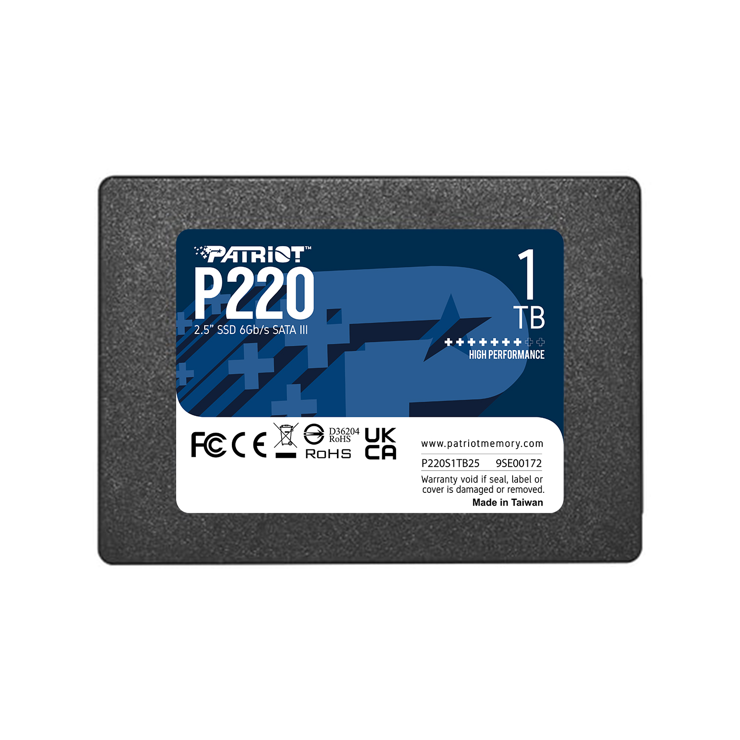 Patriot P220 1TB 550/500MB/s 2.5″ SATA3 SSD Disk (P220S1TB25)