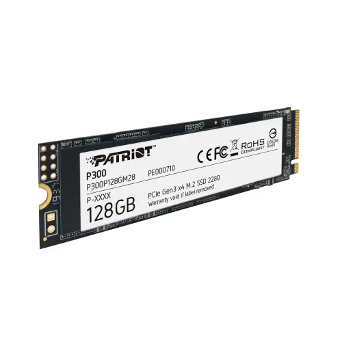 Patriot P300 128GB 1600/600MB/s NVMe M.2 SSD Disk (P300P128GM28)