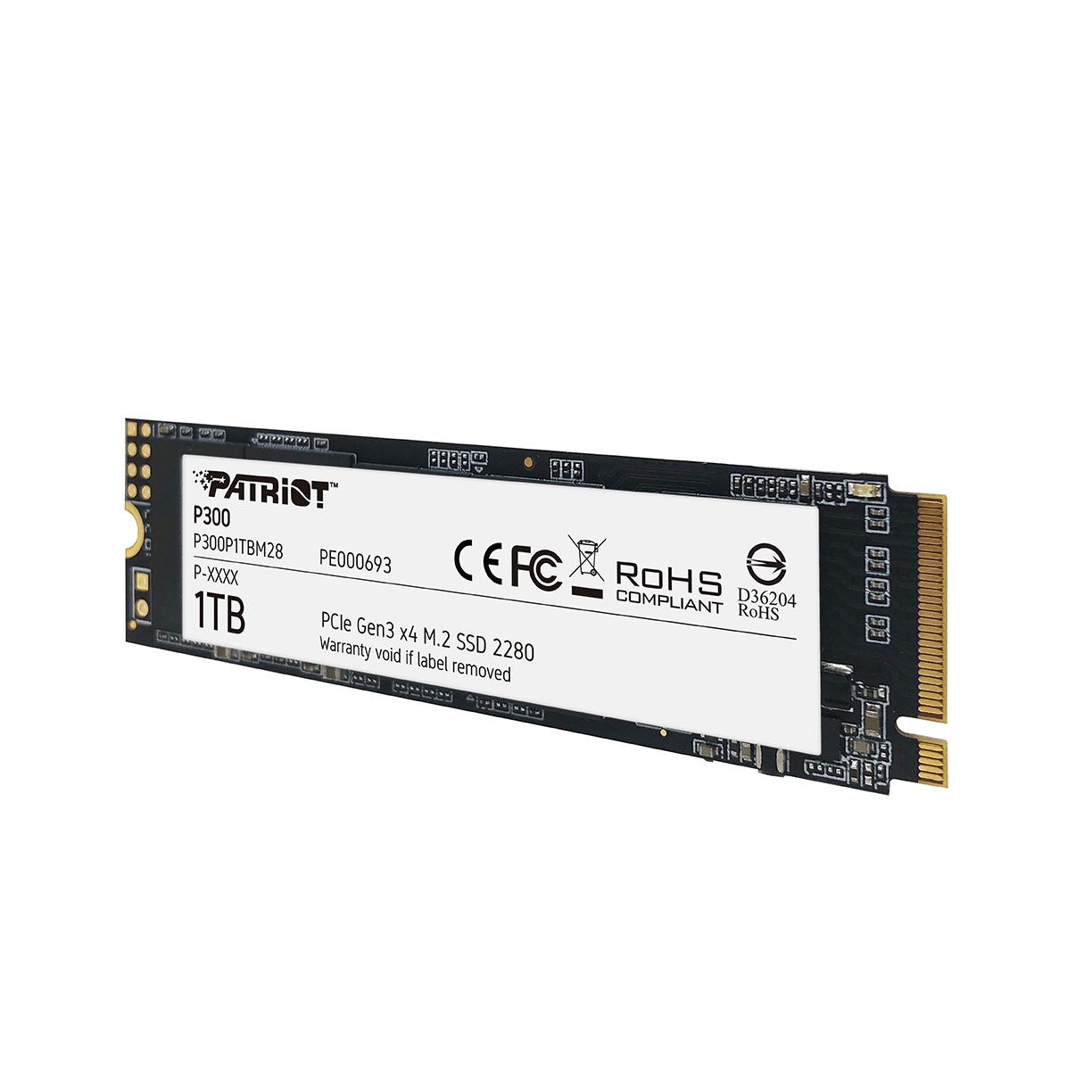 Patriot P300 1TB 2100/1650MB/s NVMe M.2 SSD Disk (P300P1TBM28 )