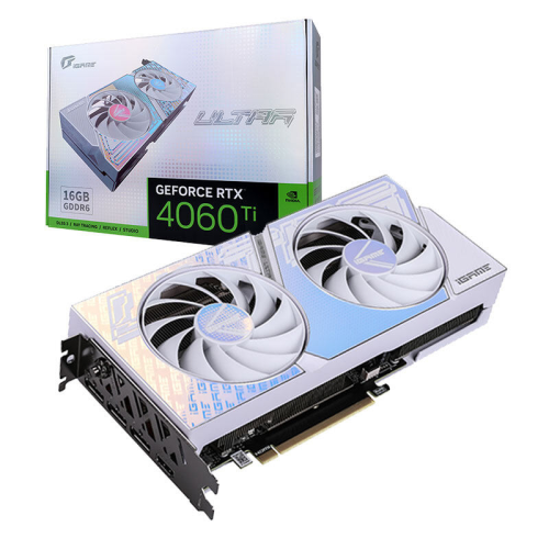 COLORFUL iGame RTX 4060 Ti Ultra 16GB GDDR6 128Bit W DUO OC 16GB-V DX12 Gaming (Oyuncu) Ekran Kartı