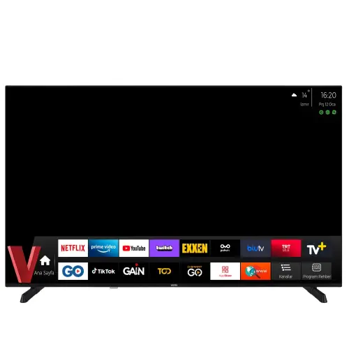 Vestel 65U9630 65″ 164 Ekran 4K Ultra HD Uydu Alıcılı Smart LED TV