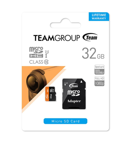 Team MICRO TUSDH32GUHS03 32GB 80MB/s UHS-1 C10 SDHC Hafıza Kartı 