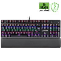 GamePower Ogre Rainbow 60M GamePower Red Switch Türkçe Q USB Mekanik Gaming Klavye - 3 Yıl Garantili