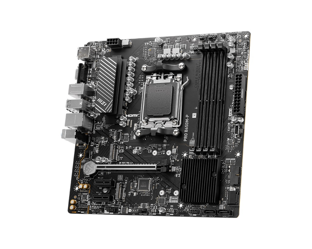 MSI Pro B650M-P AMD B650 AM5 Soket DDR5 6000(OC)MHz mATX Anakart