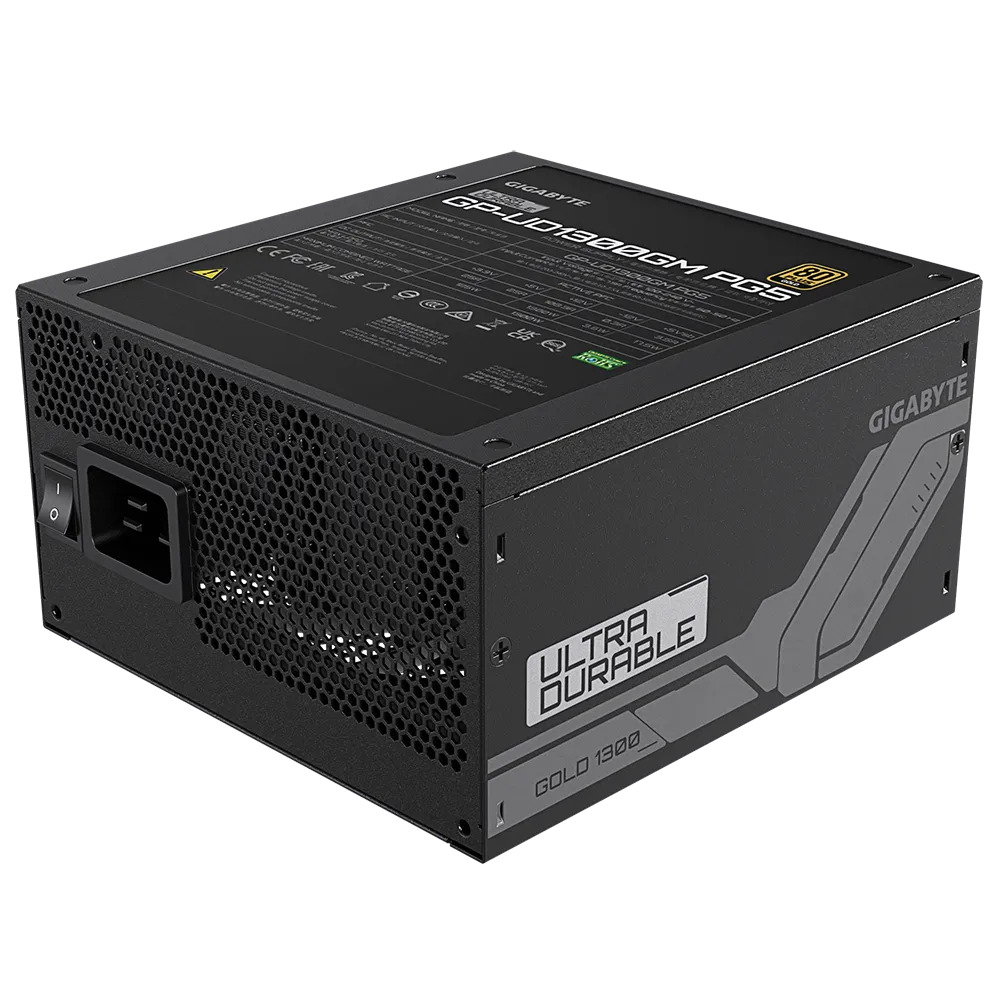 Gigabyte GP-UD1300GM PG5 1300W 80+ Gold 140mm Fan Power Supply