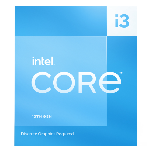 Intel Core i3-13100F 3.40GHz 4 Çekirdek 12MB L3 Önbellek Soket 1700 İşlemci