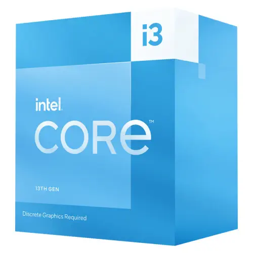Intel Core i3-13100F 3.40GHz 4 Çekirdek 12MB L3 Önbellek Soket 1700 İşlemci