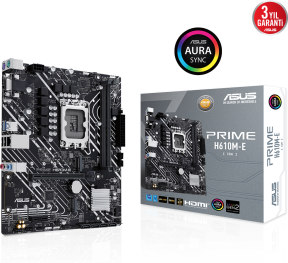 ASUS Prime H610M-E-CSM Intel H610 1700 Soket DDR5 5600Mhz mATX Anakart
