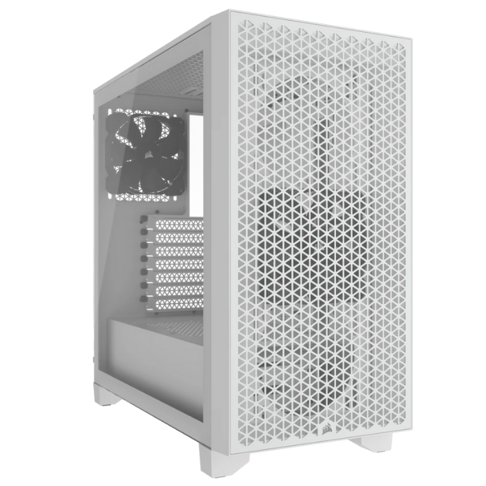 Corsair 3000D Temperli Cam Mid-Tower ATX Beyaz Gaming (Oyuncu) Kasa
