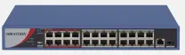 Hikvision DS-3E0326P-E/M(B) 24 Port PoE Yönetilemez Switch