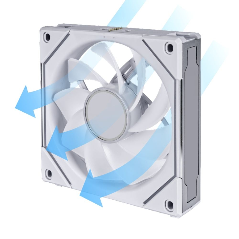 LIAN LI UNI FAN SL-INFINITY REVERSE 120mm RGB Beyaz Kasa Fanı